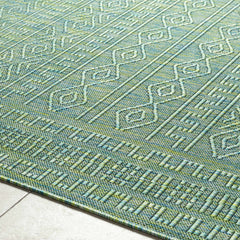 Nuela Green Outdoor Area Rug - Clearance - Ornate Home