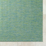 Nuela Green Outdoor Area Rug - Clearance - Ornate Home