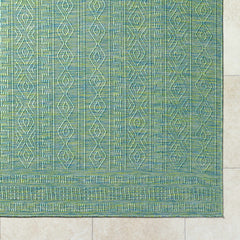 Nuela Green Outdoor Area Rug - Clearance - Ornate Home