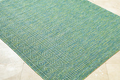 Nuela Green Outdoor Area Rug - Clearance - Ornate Home