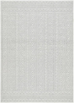 Nuela Light Gray Outdoor Area Rug - Clearance - Ornate Home
