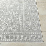 Nuela Light Gray Outdoor Area Rug - Clearance - Ornate Home