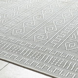 Nuela Light Gray Outdoor Area Rug - Clearance - Ornate Home
