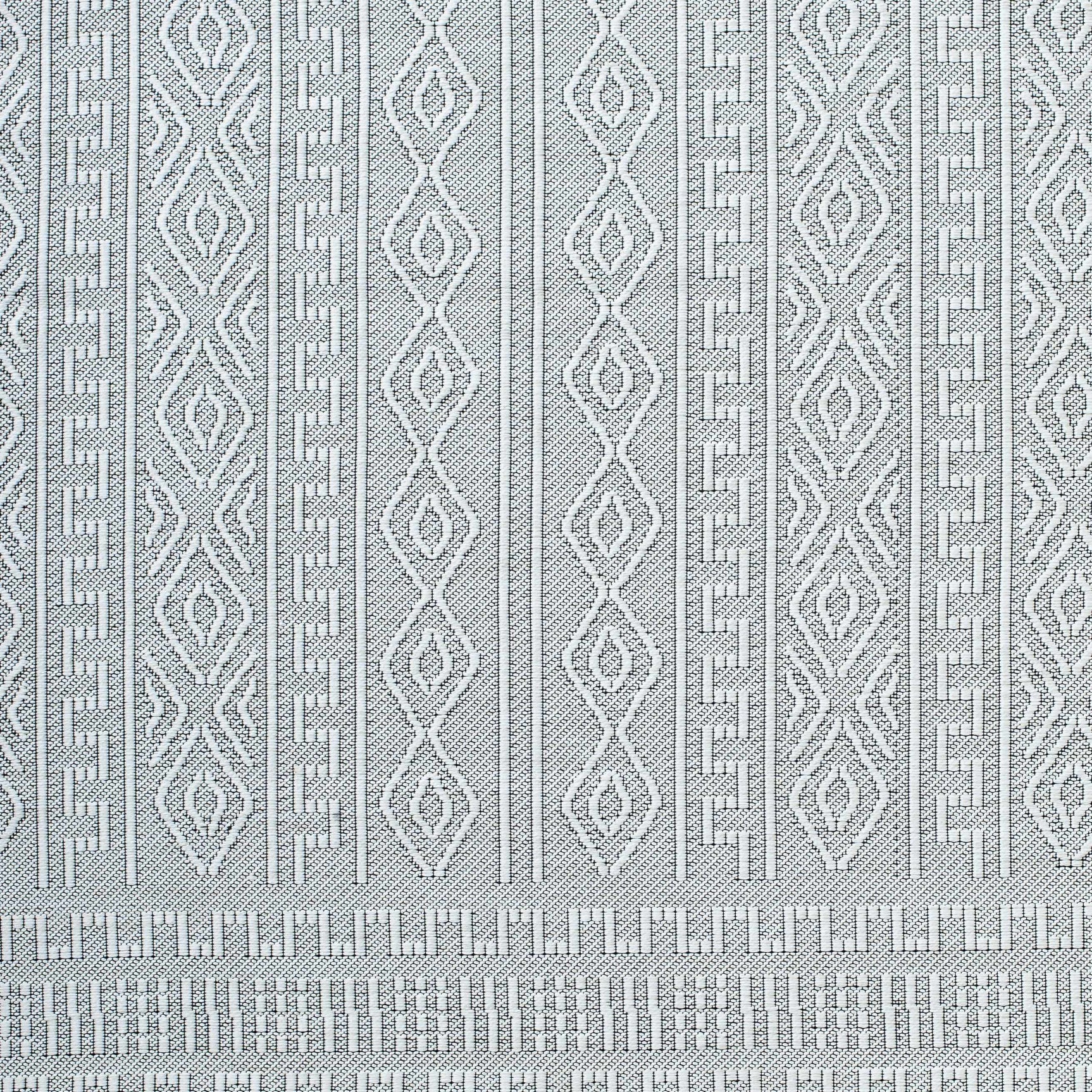 Nuela Light Gray Outdoor Area Rug - Clearance - Ornate Home