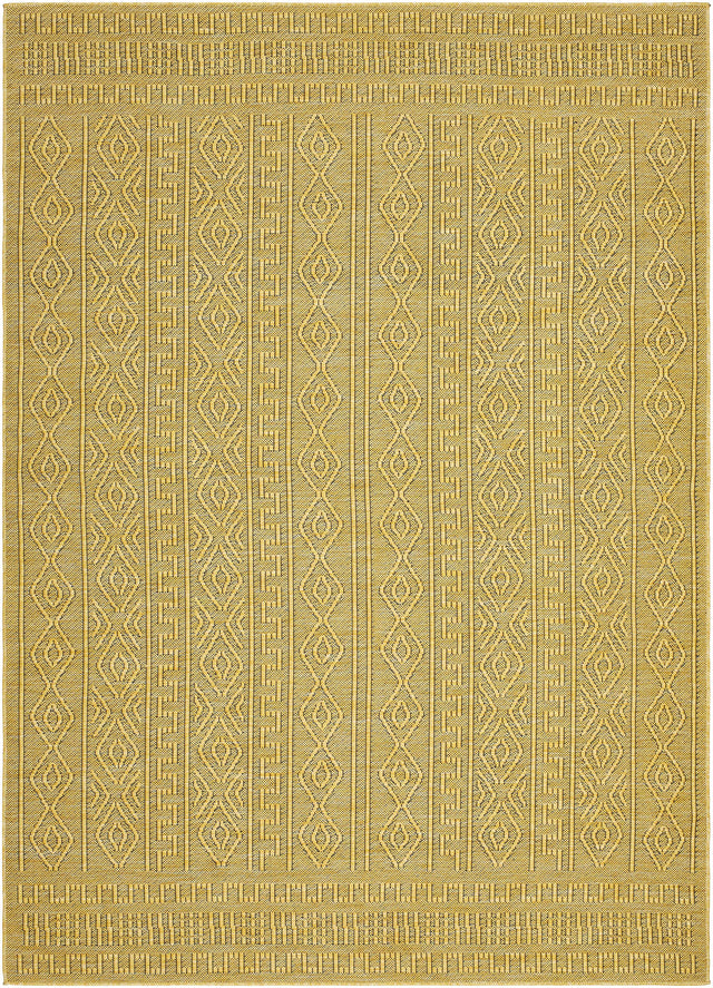 Nuela Mustard Outdoor Area Rug - Clearance - Ornate Home