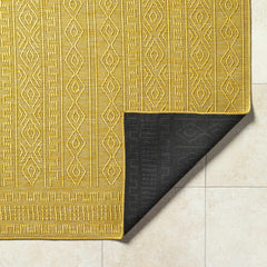 Nuela Mustard Outdoor Area Rug - Clearance - Ornate Home