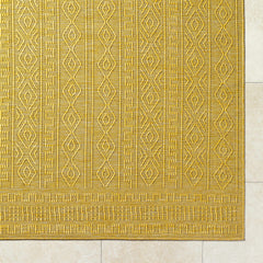 Nuela Mustard Outdoor Area Rug - Clearance - Ornate Home
