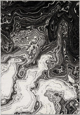 Nuevo Black Marble Carpet - Clearance - Ornate Home