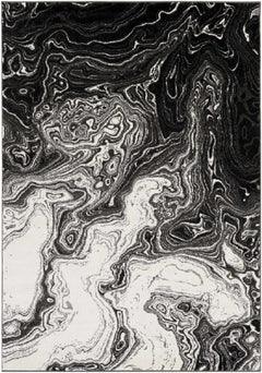 Nuevo Black Marble Carpet - Clearance - Ornate Home