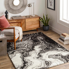 Nuevo Black Marble Carpet - Clearance - Ornate Home