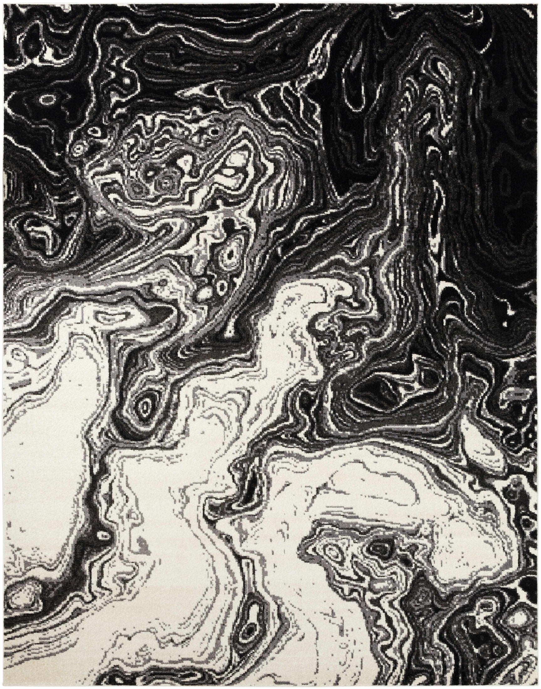 Nuevo Black Marble Carpet - Clearance - Ornate Home