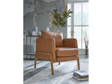 Numund Caramel Accent Chair - Ornate Home