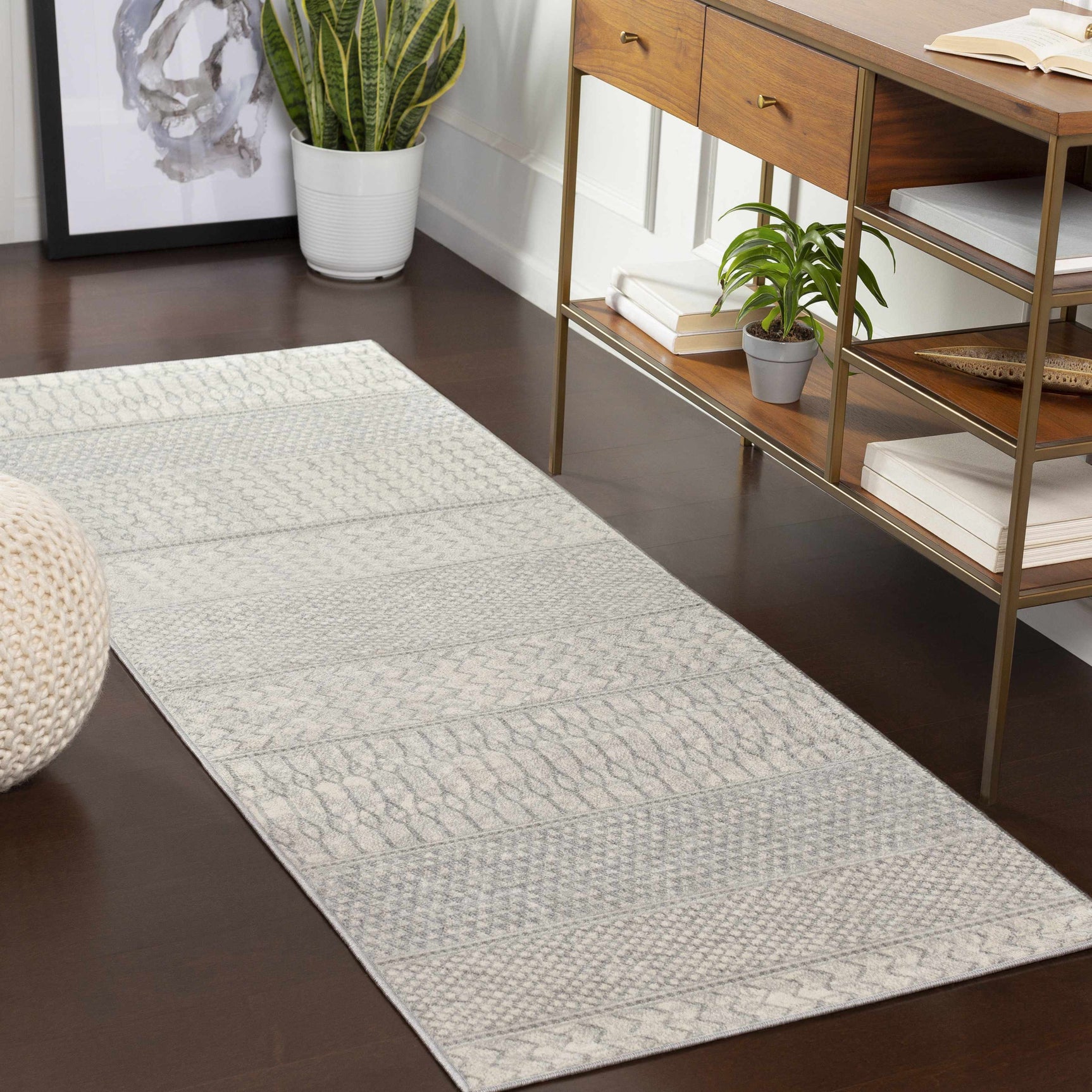 Nunda Gray Rug - Promo - Ornate Home