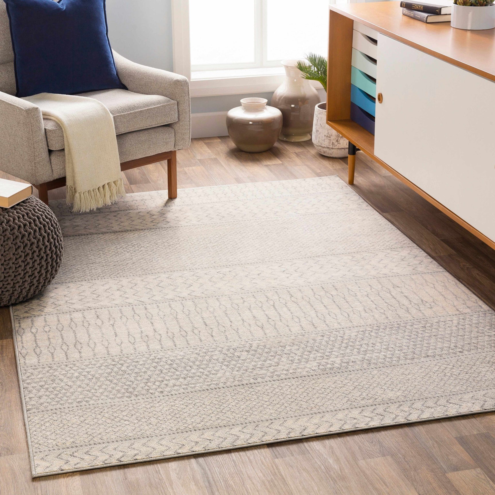 Nunda Gray Rug - Promo - Ornate Home