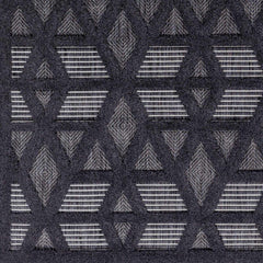 Nuri Black Outdoor Rug - Clearance - Ornate Home