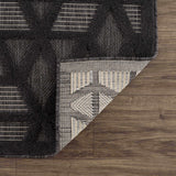 Nuri Black Outdoor Rug - Clearance - Ornate Home