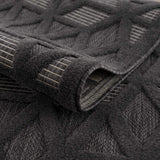 Nuri Black Outdoor Rug - Clearance - Ornate Home