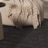 Nuri Black Outdoor Rug - Clearance - Ornate Home