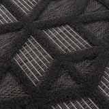 Nuri Black Outdoor Rug - Clearance - Ornate Home