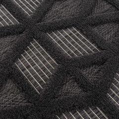 Nuri Black Outdoor Rug - Clearance - Ornate Home
