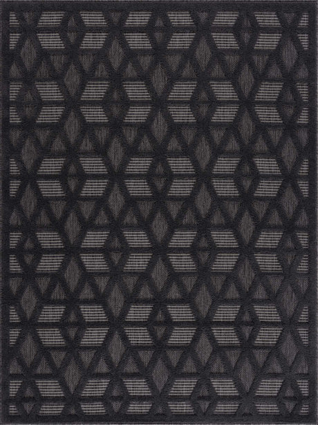 Nuri Black Outdoor Rug - Ornate Home
