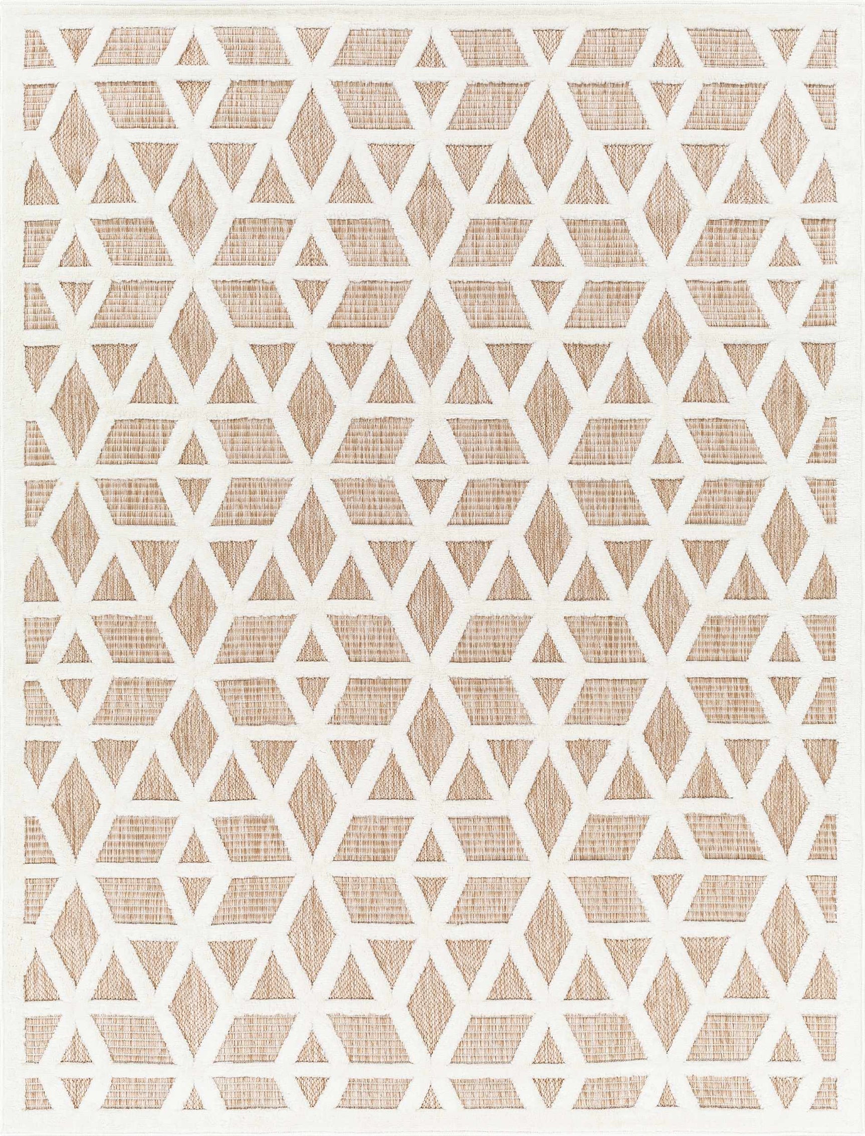 Nuri Tan Outdoor Rug - Clearance - Ornate Home