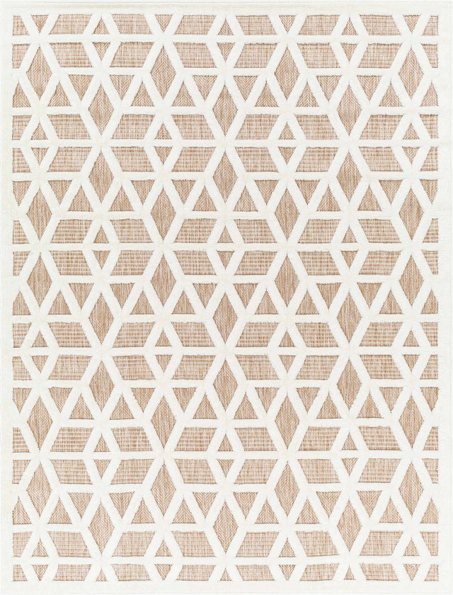 Nuri Tan Outdoor Rug - Clearance - Ornate Home