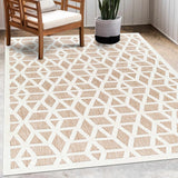 Nuri Tan Outdoor Rug - Clearance - Ornate Home