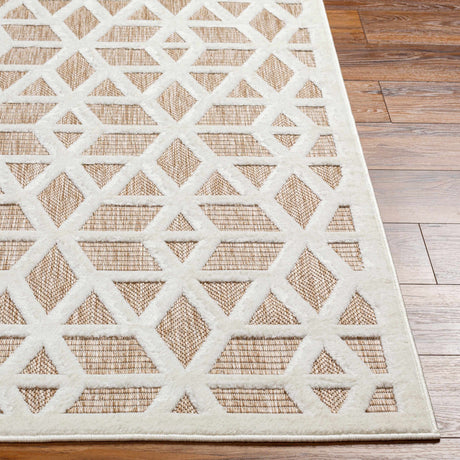 Nuri Tan Outdoor Rug - Ornate Home