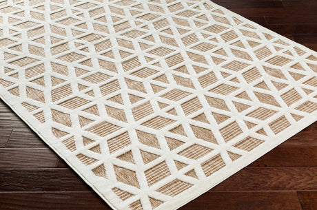 Nuri Tan Outdoor Rug - Ornate Home