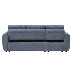 Nuriel Blue Reversible Sectional Sofa W/Sleeper & Storage - Ornate Home