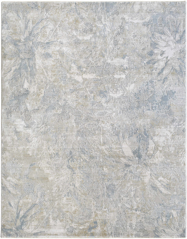 Nurit Blue Gray Thick Luxe Boutique Rug - Ornate Home