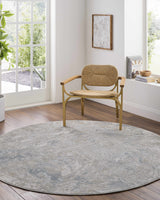 Nurit Blue Gray Thick Luxe Boutique Rug - Ornate Home