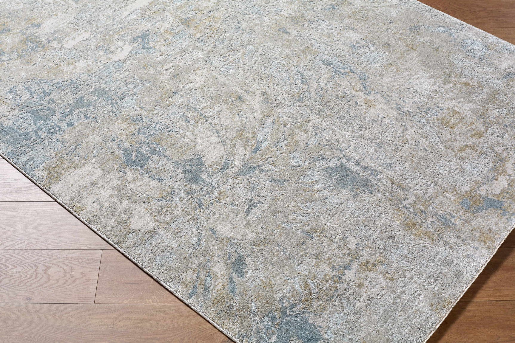 Nurit Blue Gray Thick Luxe Boutique Rug - Ornate Home