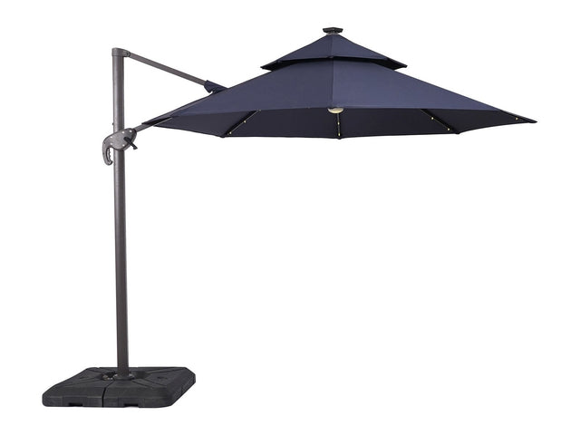 Nuti Blue Round Umbrella - Ornate Home