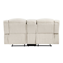 Nutmeg Beige Double Reclining Loveseat - Ornate Home