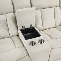 Nutmeg Beige Double Reclining Loveseat - Ornate Home
