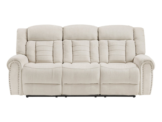 Nutmeg Beige Double Reclining Sofa - Ornate Home