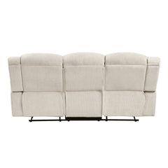 Nutmeg Beige Double Reclining Sofa - Ornate Home
