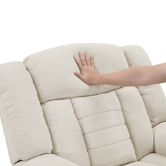 Nutmeg Beige Double Reclining Sofa - Ornate Home