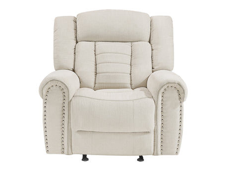 Nutmeg Beige Glider Reclining Chair - Ornate Home