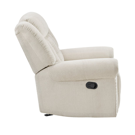 Nutmeg Beige Glider Reclining Chair - Ornate Home