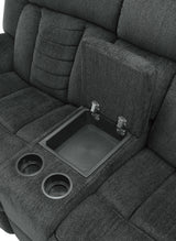 Nutmeg Charcoal Gray Sofa & Loveseat - Ornate Home