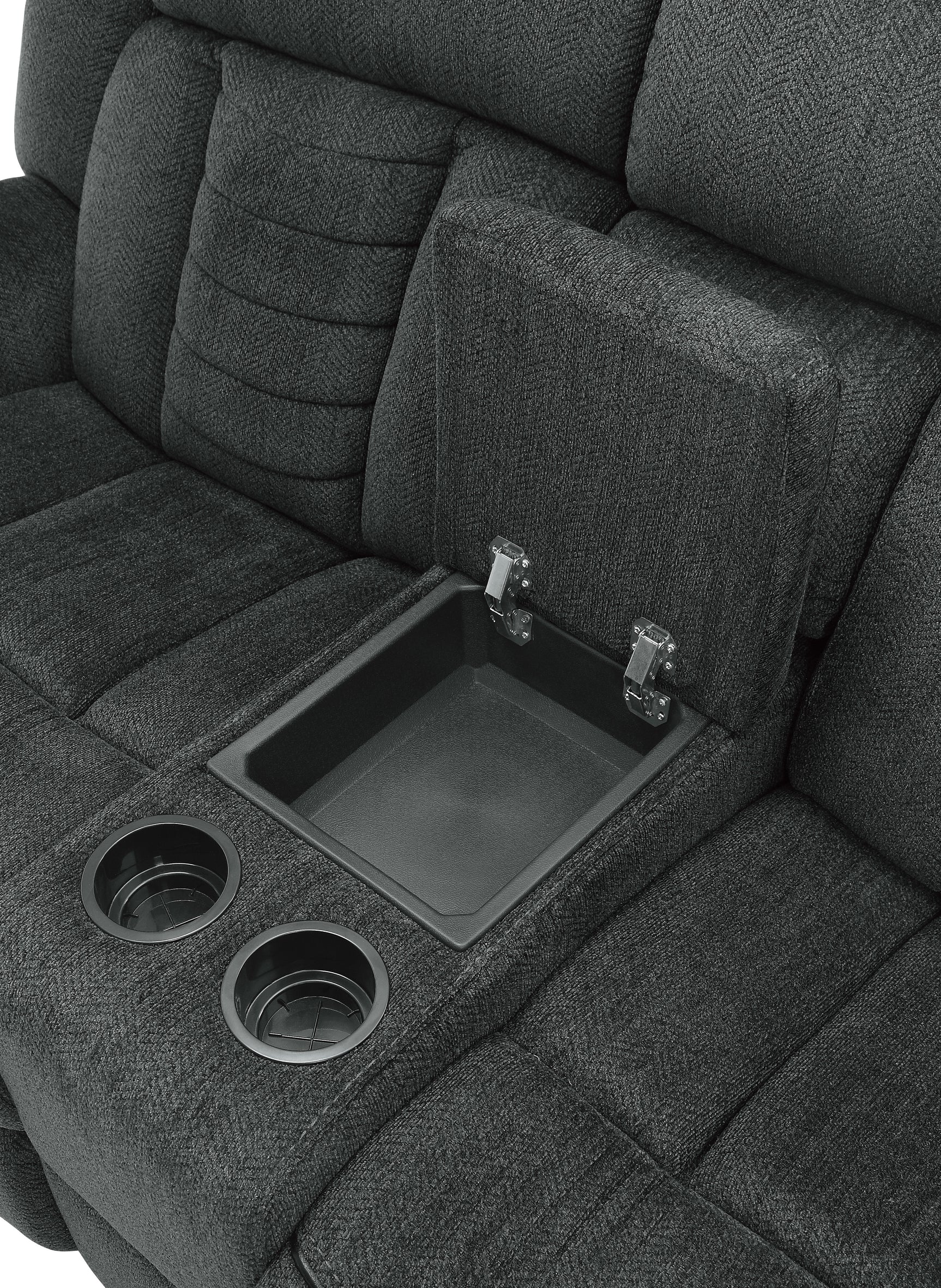 Nutmeg Charcoal Gray Sofa & Loveseat - Ornate Home