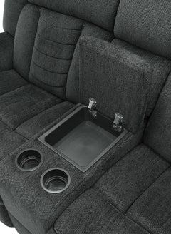 Nutmeg Charcoal Gray Sofa & Loveseat - Ornate Home