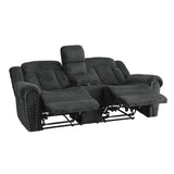 Nutmeg Charcoal Gray Sofa & Loveseat - Ornate Home