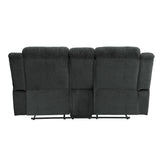 Nutmeg Charcoal Gray Sofa & Loveseat - Ornate Home