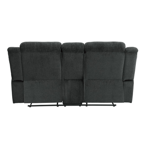Nutmeg Charcoal Gray Sofa & Loveseat - Ornate Home