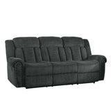 Nutmeg Charcoal Gray Sofa & Loveseat - Ornate Home