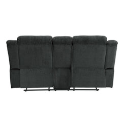 Nutmeg Gray Double Reclining Loveseat - Ornate Home